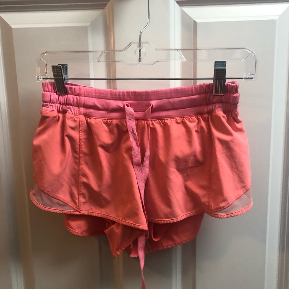 Lululemon neon shorts